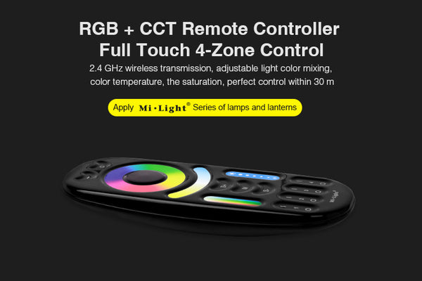 MiBoxer 4 zone RGB + CCT (RGBWW) Fernbedienung (FUT092B)