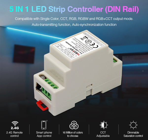 Miboxer Milight 5 in 1 DIN LED-Streifen-Controller (LS2S)