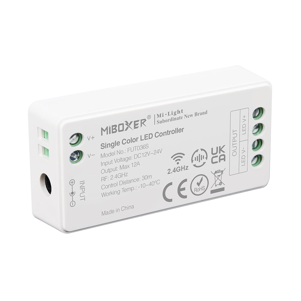 Milight Miboxer 2,4 GHz Einfarbendimmer LED-Streifen Controller (FUT036S)