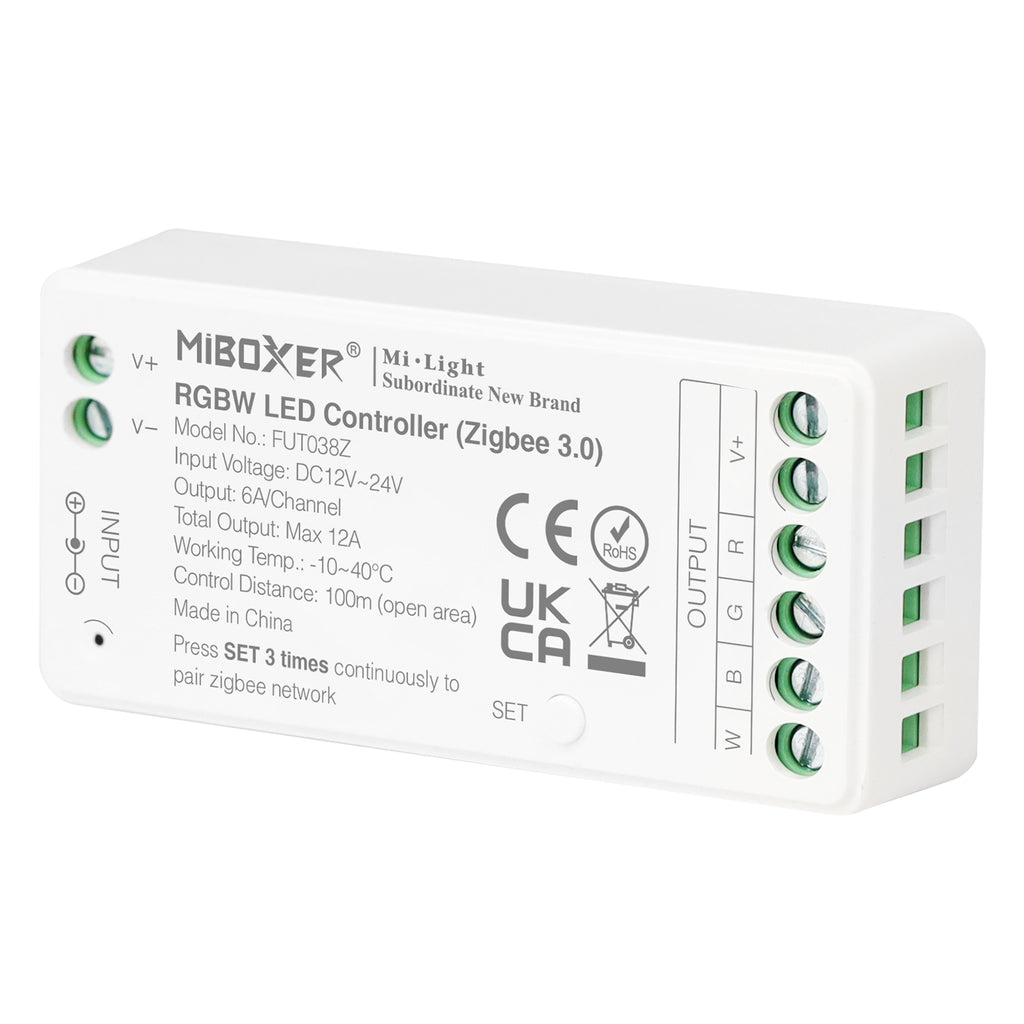Milight Miboxer Zigbee3.0 RGBW LED Strip Controller 12V-24V  (FUT038Z)