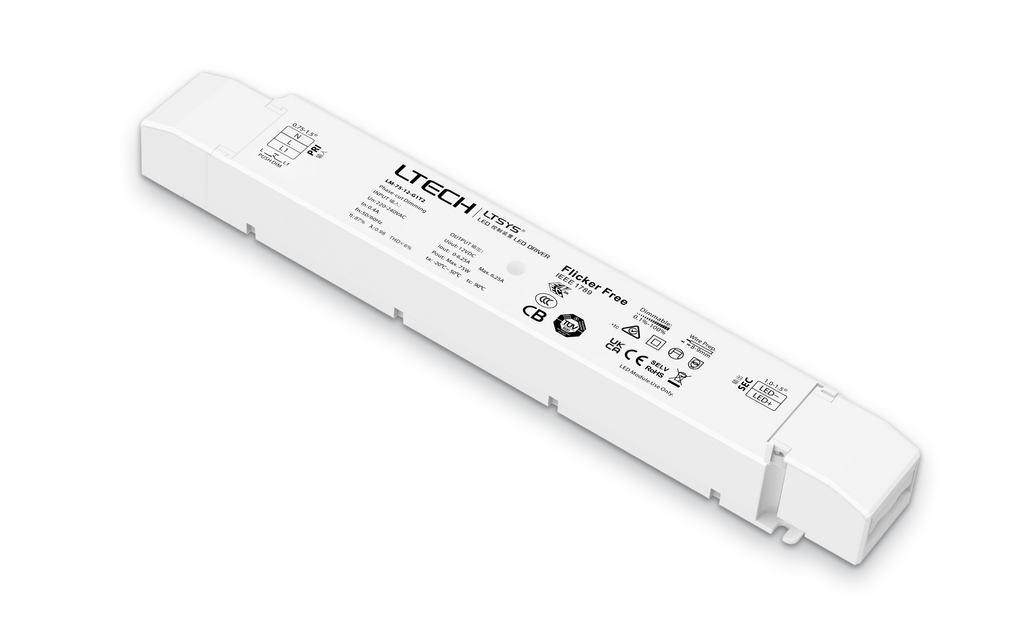 LTECH 75W 12V  TRIAC LED-dimmbares Treiber Transformator Netzteil（LM-75-12-G1T2）